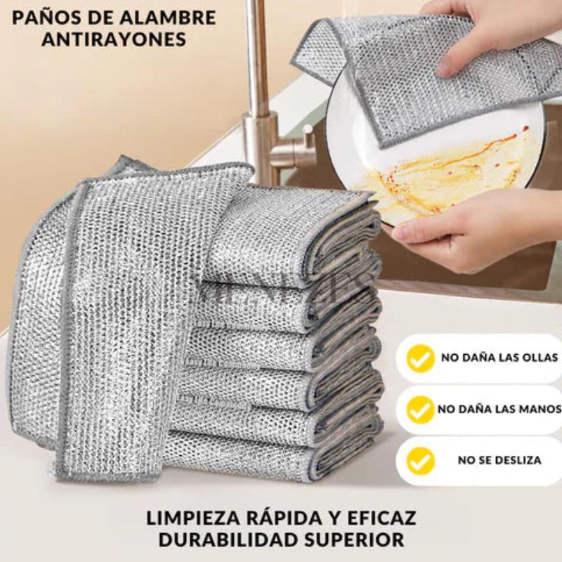 BrilloMax™ -  paño de limpieza pack 5 + (15 GRATIS)